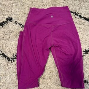 Lululemon Align high rise 28" Vivid Plum size 6